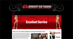 Desktop Screenshot of midnightsuntanningburlington.com